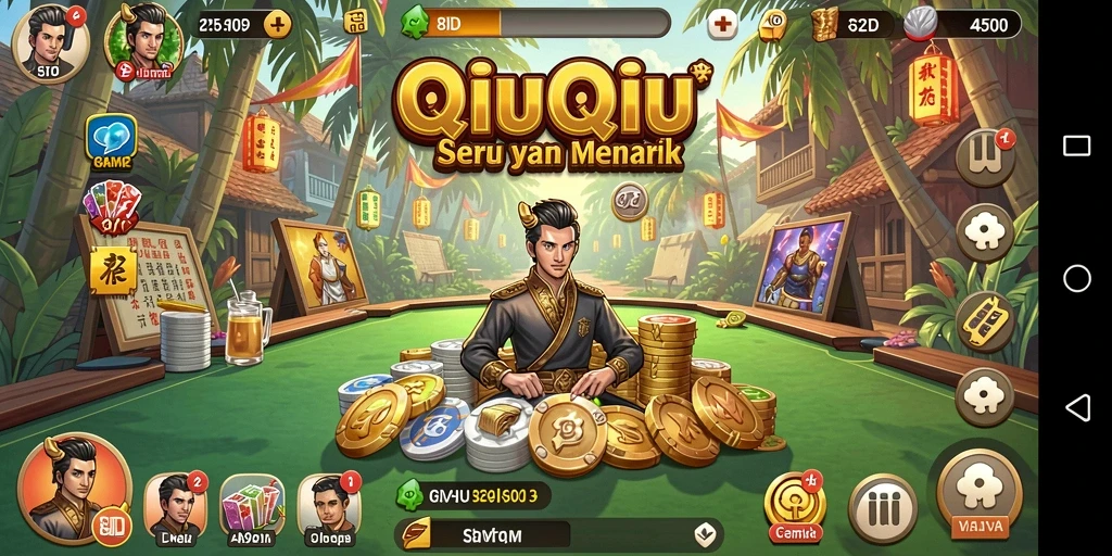 Gameplay QiuQiu yang seru dan kompetitif di 8ID.