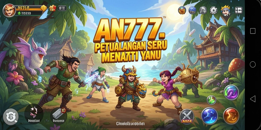Screenshot AN777 menampilkan momen seru dalam petualangan gameplay Adventure yang mendebarkan.