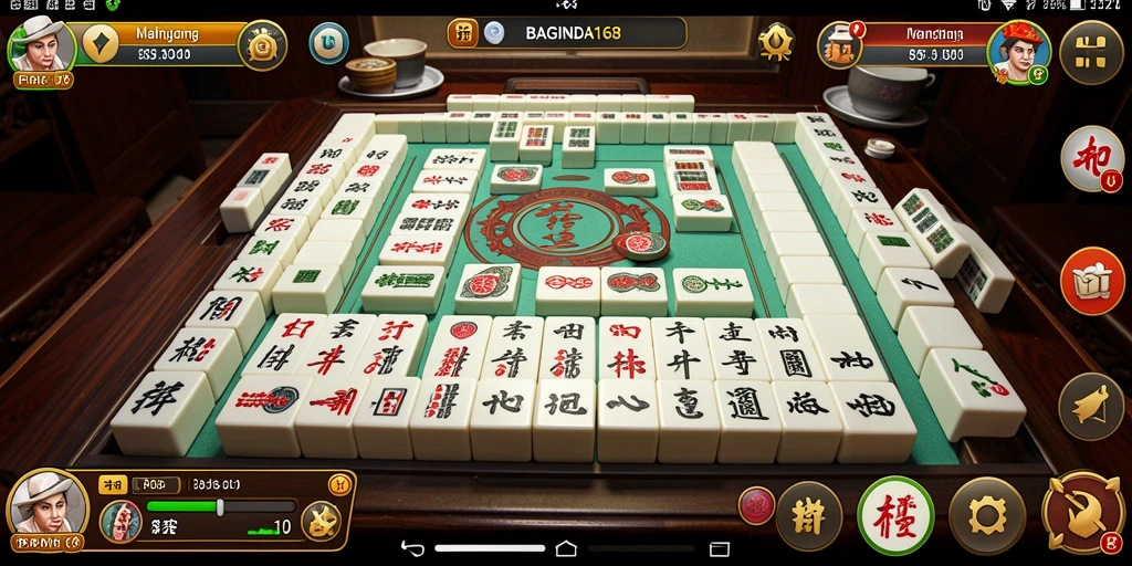 Screenshot BAGINDA168 menampilkan gameplay seru Mahjong yang menarik.