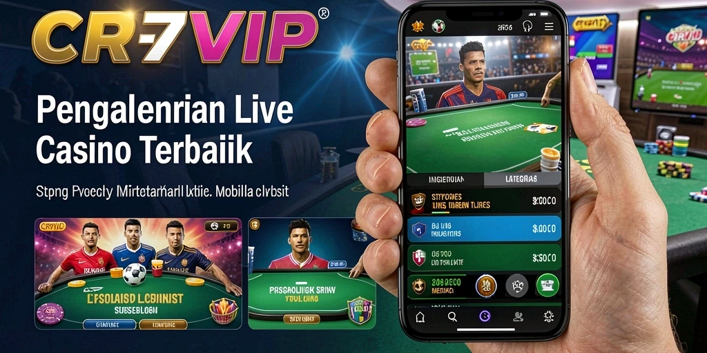 Screenshot gameplay di aplikasi Live Casino CR7VIP yang mendebarkan.