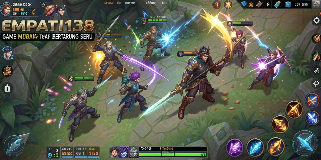 Tampilan gameplay seru di arena pertempuran EMPATI138.