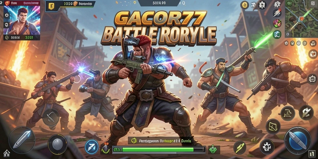 Tampilan gameplay GACOR77 dengan aksi seru dan strategi cerdas.