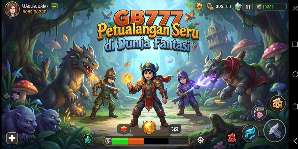 Tangkapan layar GB777 menunjukkan gameplay petualangan yang mendebarkan.