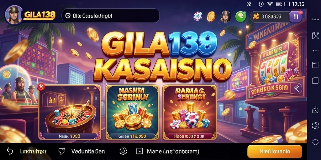 Tampilan menarik dari gameplay seru di GILA138.