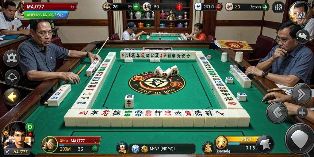 Screenshot gameplay MAJ777 saat menyelesaikan level Mahjong.