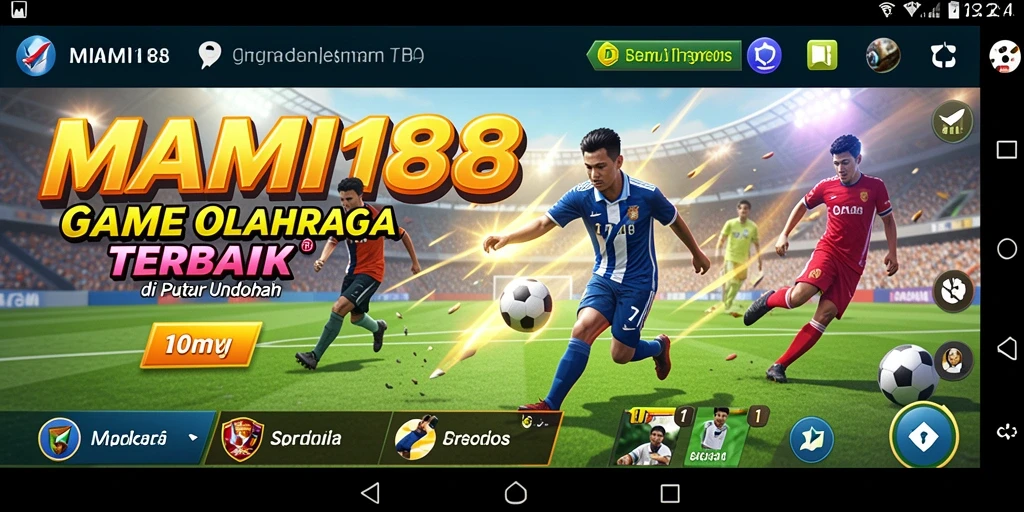 Tangkapan layar MAMI188 menampilkan aksi seru dalam permainan olahraga.