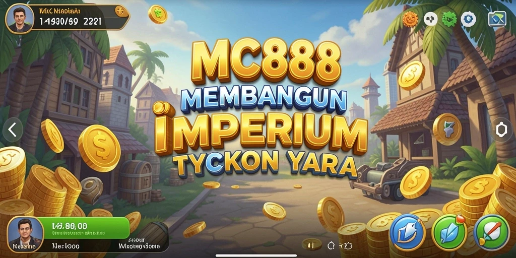 Tampilan permainan MC888 yang menarik dan mendidik tentang bisnis Tycoon.