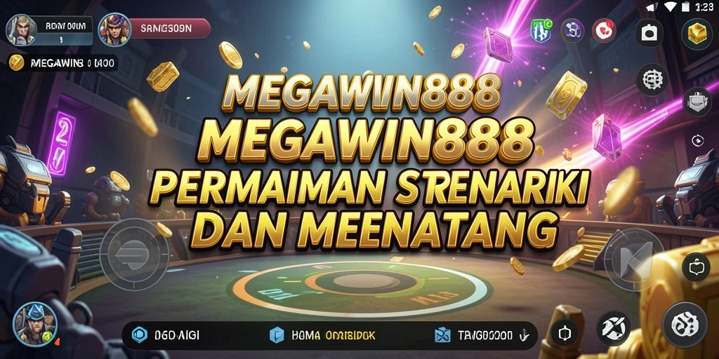 Screenshot gameplay MEGAWIN888 menampilkan strategi mendebarkan.
