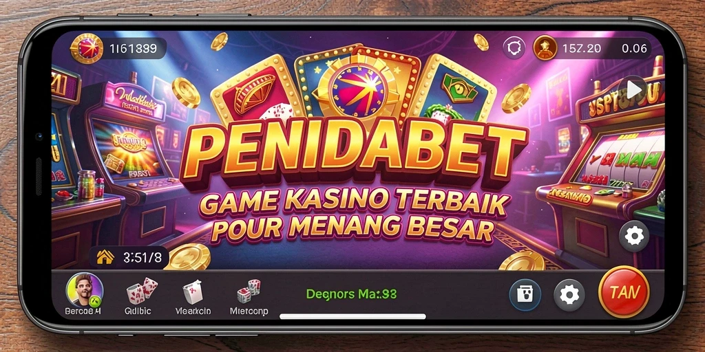 Tampilan gameplay mendebarkan di PENIDABET yang penuh warna.