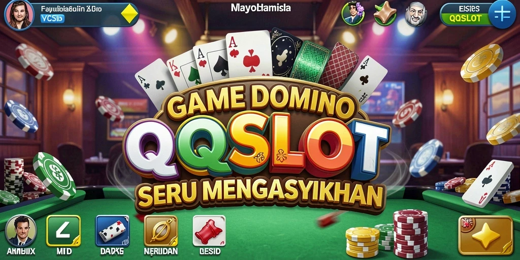 Tampilan gameplay QQSLOT yang menarik dan penuh strategi.