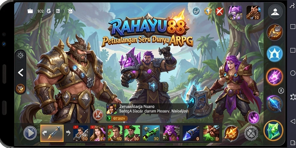 Tampilan menarik dari pertempuran seru di RAHAYU88.