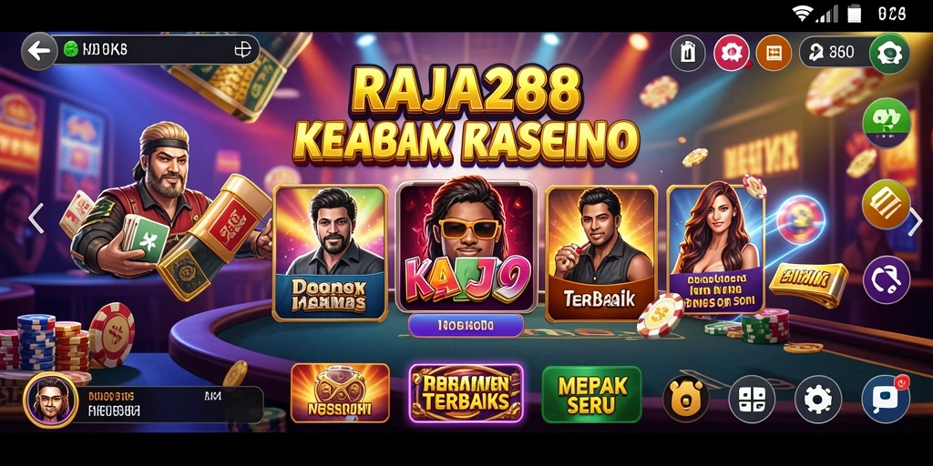 Tampilan gameplay yang menakjubkan dari RAJA288.