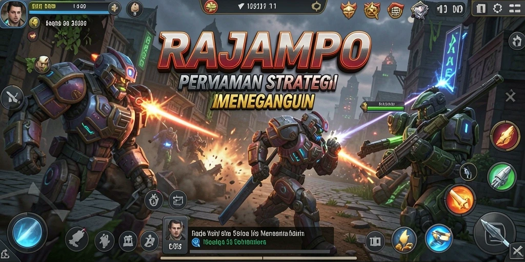 Gameplay RAJAMPO yang penuh strategi dan aksi.