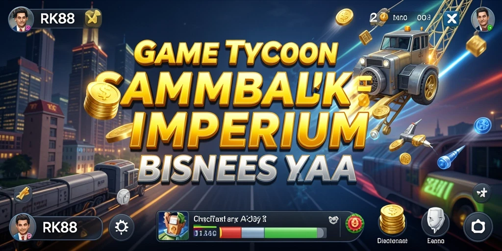 Tampilan antarmuka gameplay RK88 yang penuh warna dan menarik.