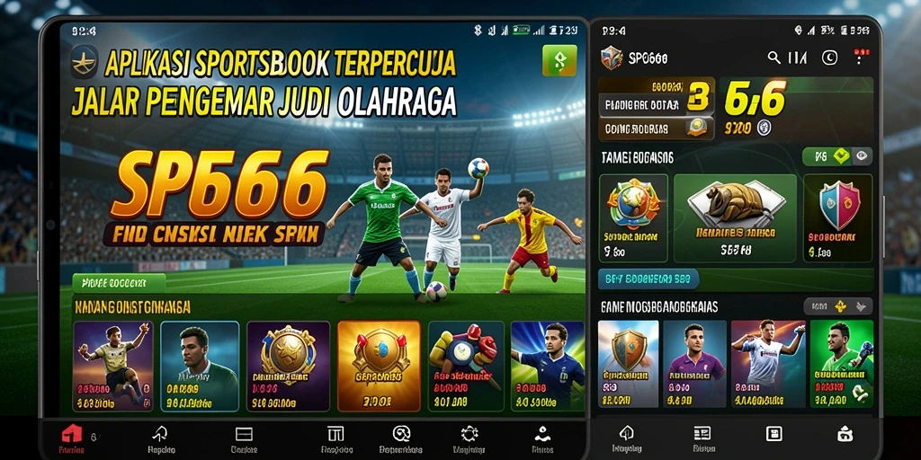 Tampilan gameplay SP666 saat melakukan taruhan olahraga.