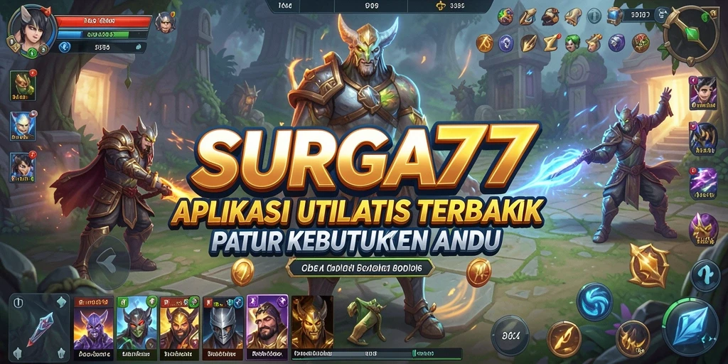 Tampilan aplikasi SURGA77 dengan fitur pengingat dan manajemen tugas.