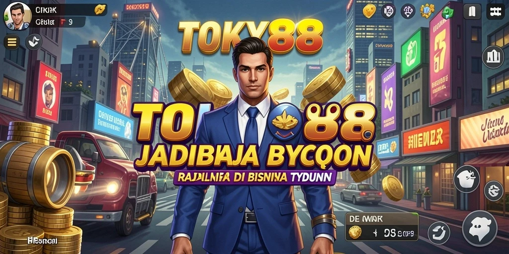 Tangkapan layar utama TOKYO88 menampilkan gameplay yang menarik dan interaktif.