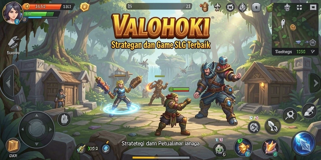 Tampilan gameplay VALOHOKI yang menegangkan dan strategis.