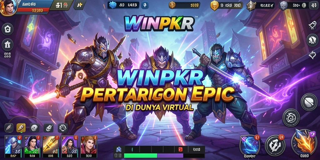 Gameplay seru dan pertarungan mendebarkan di WINPKR.